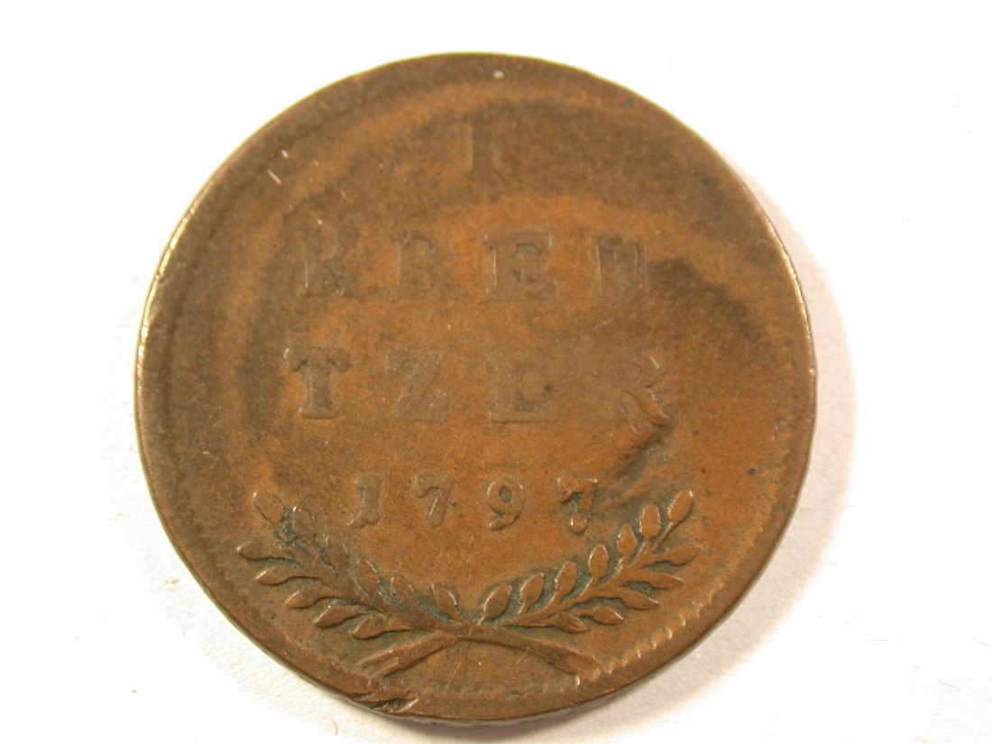 13412 Salzburg 1 Kreutzer 1797 in f.ss Orginalbilder !!