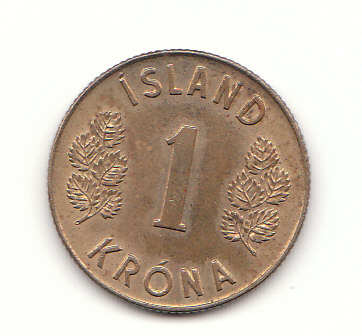  1 Krona Island 1974  (G427)   