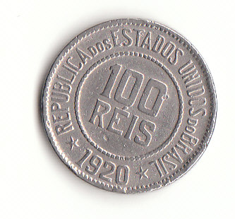  100 Reis Brasielien 1920 (G121)   