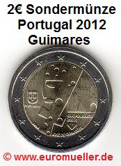 Portugal 2 Euro Sondermünze 2012...Guimaraes...unc.   