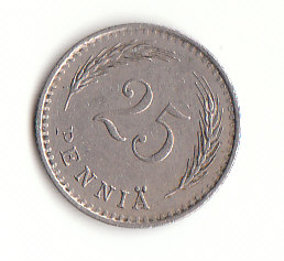  Finnland 25 Pennia 1938 (G556)   