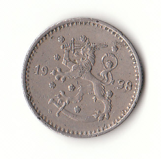  1 Markka Finnland 1938 (G557)   