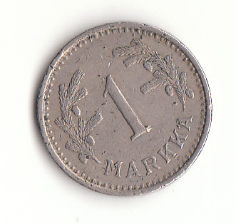  1 Markka Finnland 1938 (G557)   