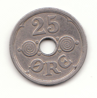  25 Ore Dänemark 1929 ( G559)   