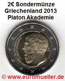 Griechenland 2 Euro Sondermünze 2013...Platon   