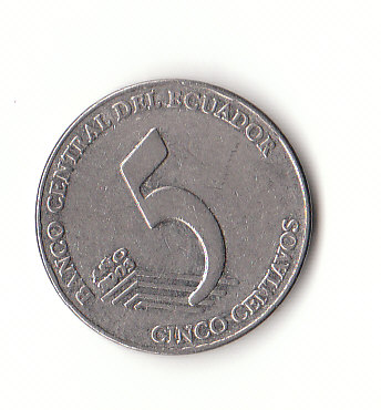  5 Centavos Ecuador 2003 (G589)   