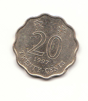 20 cent Hong Kong 1997 (G592)