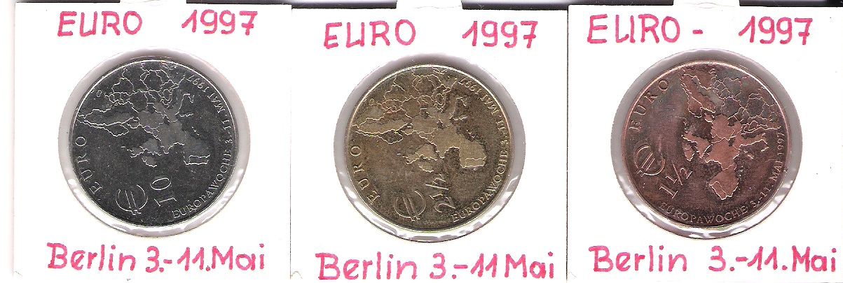  Europawoche Berlin 1997 1,5€ +2,5€ +10,00€ (Berlin )   