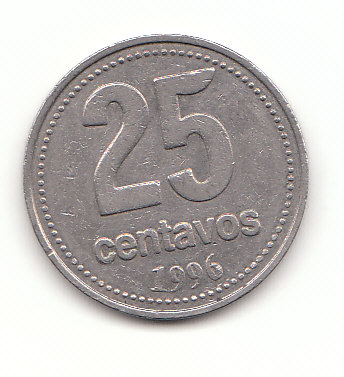  25 Centavos Argentinien 1996 (G944)   