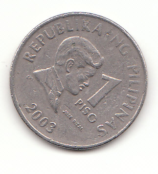 1 Piso Philippinen 2003 (F553)