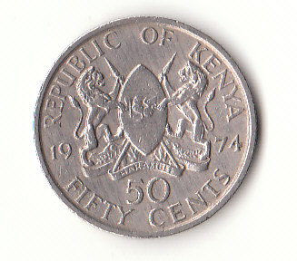  Kenia 50 Cent 1974 (F835)   