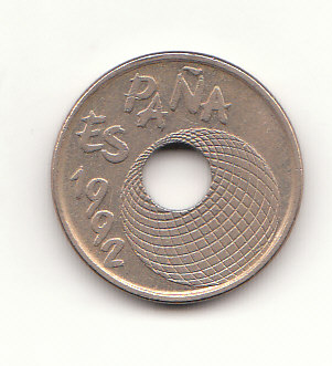  25 Pesetas 1992 (G198)   