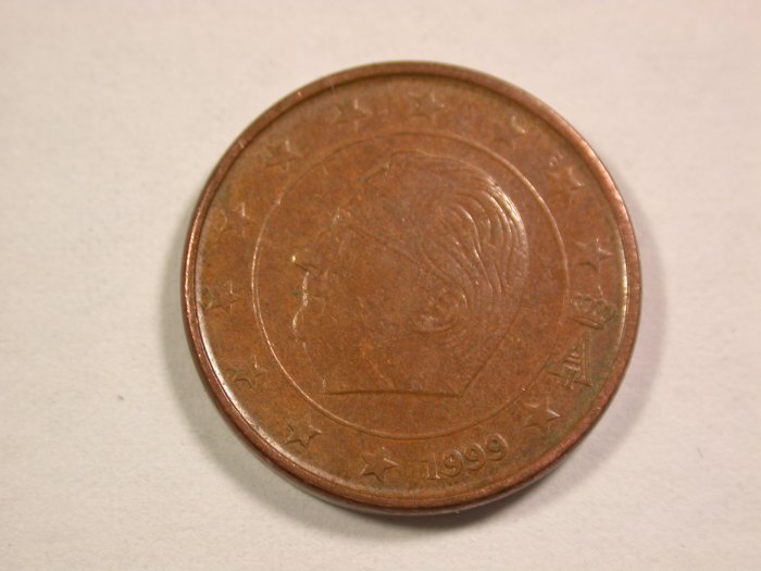 14103 Belgien 1 Cent 1999 in f.st/ST Orginalbilder