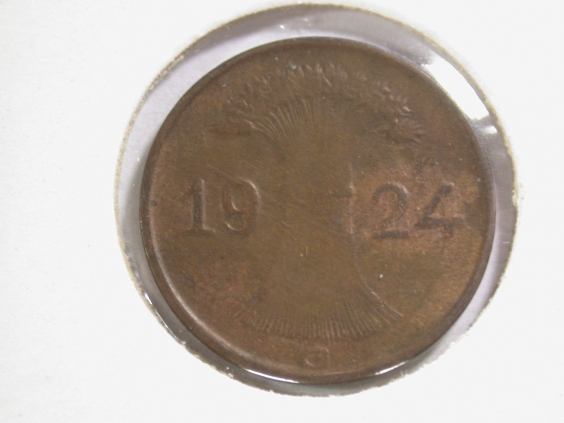 14104 Weimar 1 Reichspfennig 1924 G in ss/ss-vz Orginalbilder