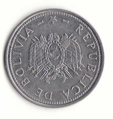  1 Boliviano Bolivien 2008 (G631)   