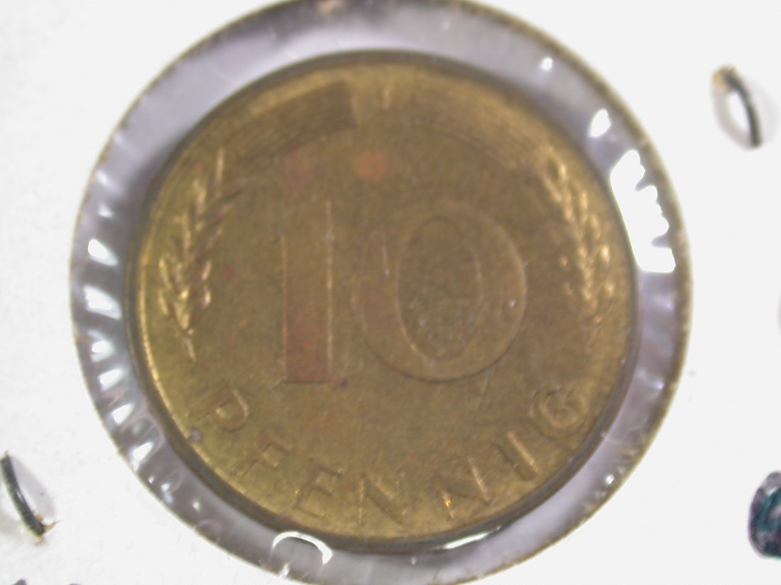  14105 BRD 10 Pfennig 1949 J in vz-st/f.st   