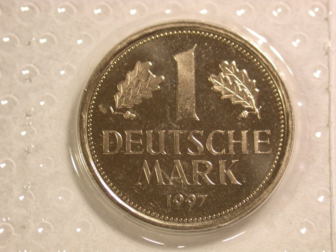 14105 BRD 1 Mark 1997 F in ST, Noppenfolie Orginalbilder