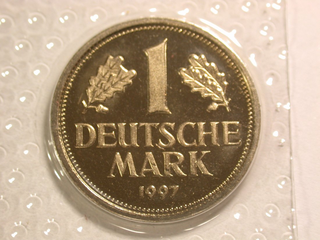 14105 BRD 1 Mark 1997 G in ST, Noppenfolie Orginalbilder