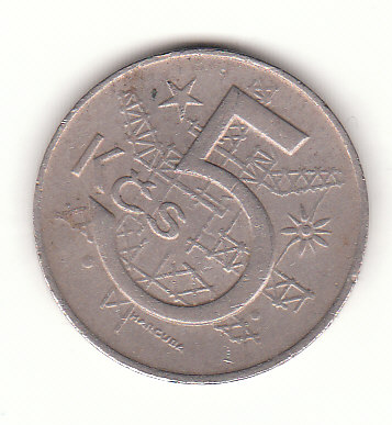  5 Kronen  Tschechoslowakei 1968 (G663)   