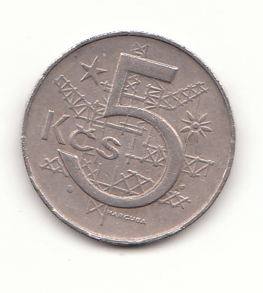  5 Kronen  Tschechoslowakei 1980 (G666)   