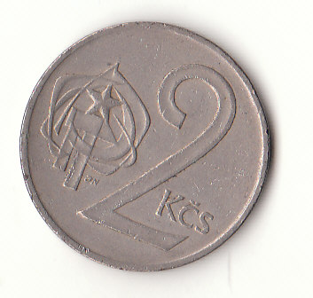  2 Kronen  Tschechoslowakei 1972 (G669)   