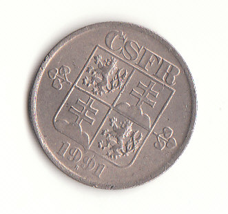 50 Heller Tschechoslowakei 1991 (G680)