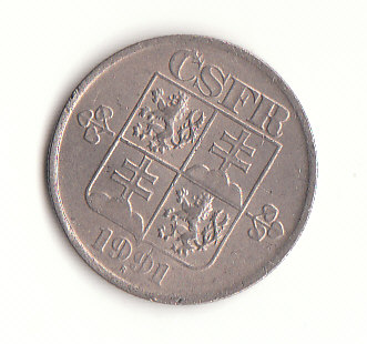  50 Heller  Tschechoslowakei 1991 (G680)   