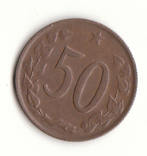  50 Heller  Tschechoslowakei 1969 (G683)   