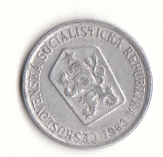  10 Heller  Tschechoslowakei 1963 (G688)   