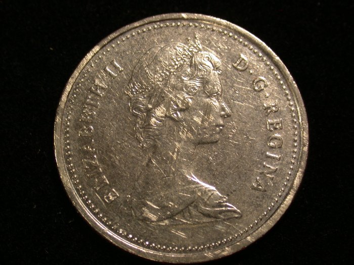  14108 Kanada  25 Cents 1984 in vz/vz+ (AU) Orginalbilder!   