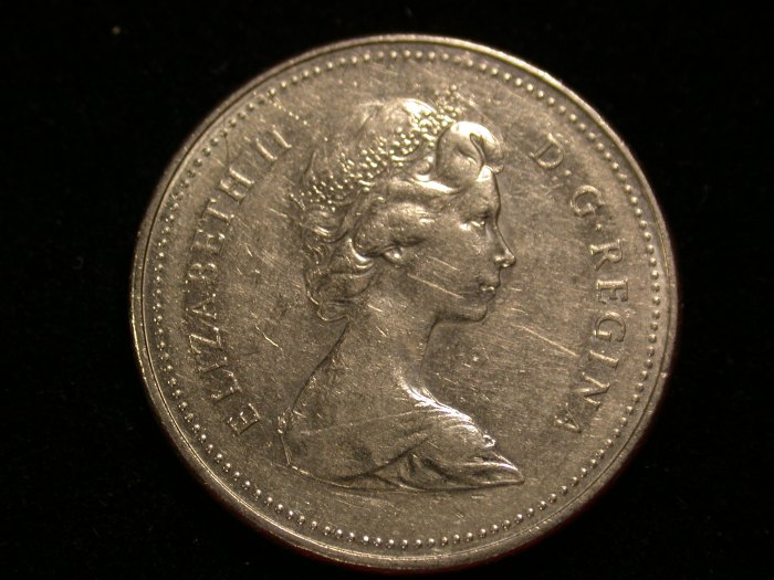  14108 Kanada  5 Cents 1979 in vz/vz+ (AU) Orginalbilder!   