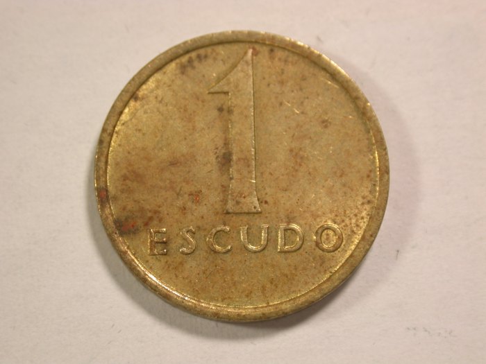 14108 Portugal 1 Escudo 1982 in vz-st/f.st Orginalbilder!