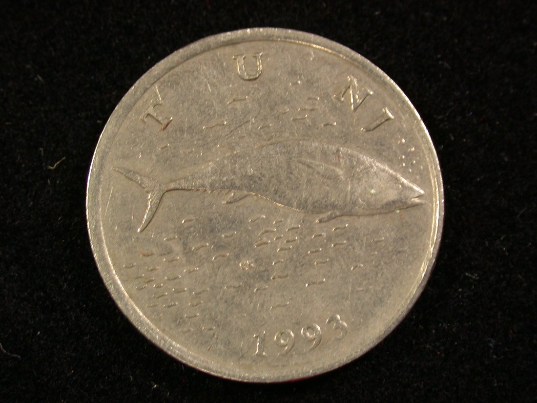  14108 Kroatien 2 Kuna 1993 in ss-vz Orginalbilder!   