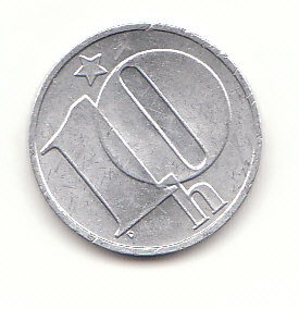  10 Heller  Tschechoslowakei 1989 (G691)   