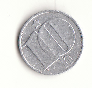  10 Heller  Tschechoslowakei 1976 (G693)   