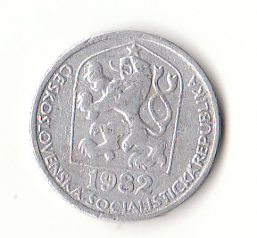  10 Heller  Tschechoslowakei 1982 (G695)   