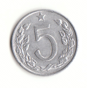  5 Heller  Tschechoslowakei 1967 (G697)   