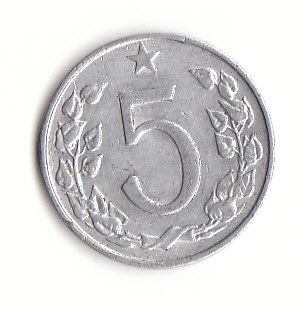  5 Heller  Tschechoslowakei 1967 (G697)   