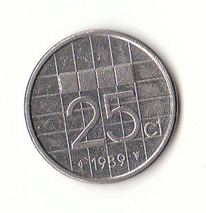  25 Cent Niederlande 1989 (G711)   