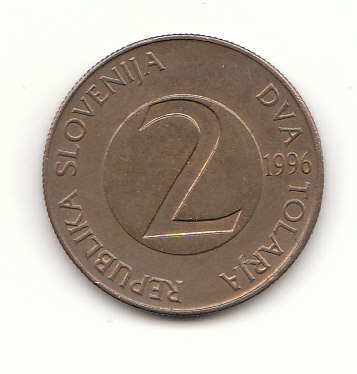  2 Tolarjew Slowenien 1996 (G721)   