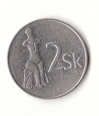  2 Koruny Slowakei 1993 (G724)   