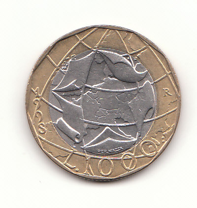  1000 Lire Italien 1998  (G742)   