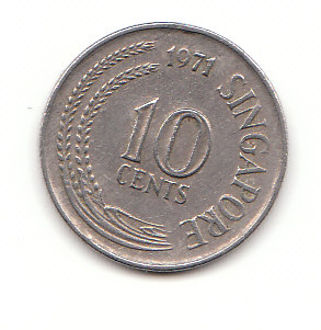  10 Cent Singapore 1971 (G749)   