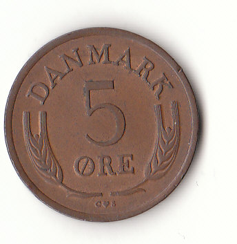  5 Öre Dänemark 1964 (G751)   