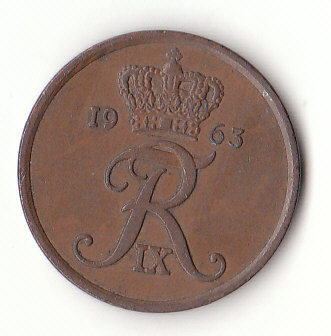  5 Öre Dänemark 1963 (G752)   