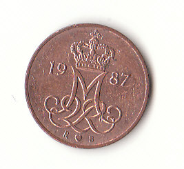  5 Öre Dänemark 1987 (G755)   