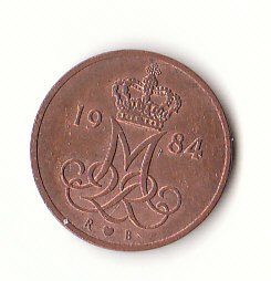  5 Öre Dänemark 1984 (G763)   