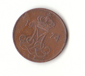  5 Öre Dänemark 1974 (G764)   