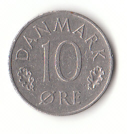  10 Ore Dänemark 1976 (G769)   