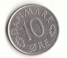  10 Ore Dänemark 1977 (G785)   